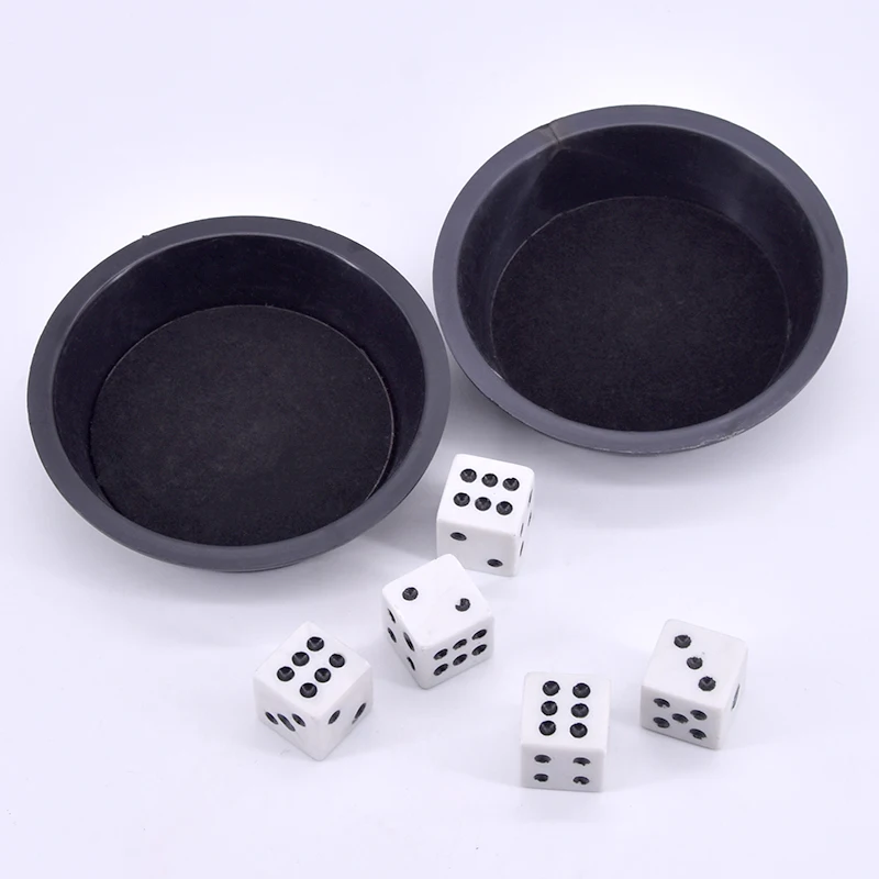 10 Uds. Dados para truco de magia negros supervoladores que aparecen en primer plano accesorios de truco ilusi&oacute;n de comedia mentalismo-3