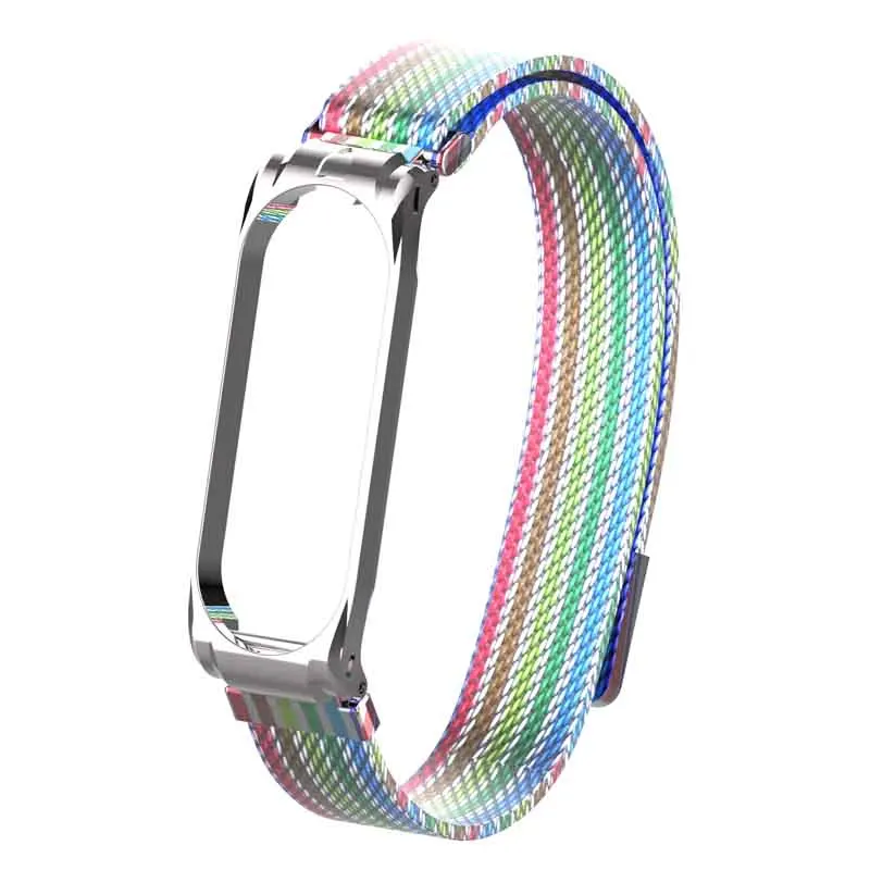 Металлический ремешок mi Band 3 4 для Xiao mi band 3/4 фитнес-браслет Smartband спортивные часы браслеты Correa умные аксессуары