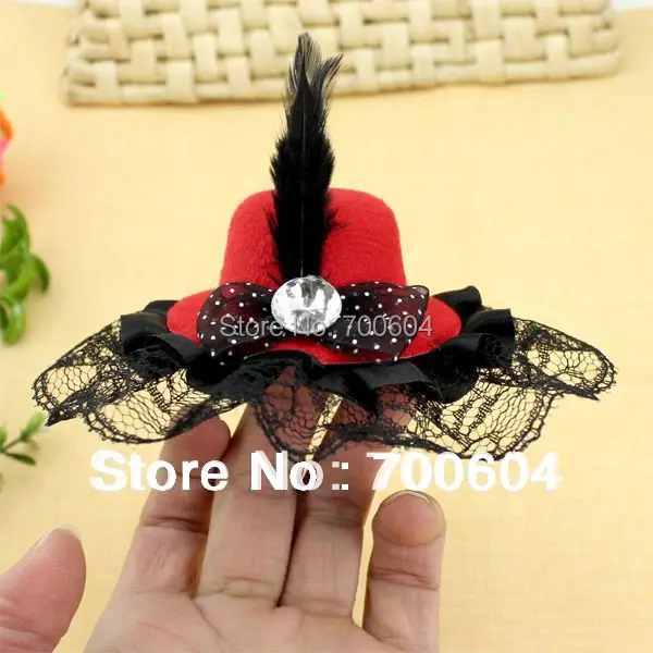 Мода бутик милый цветок головной убор шляпа в форме заколки девушки дети детские