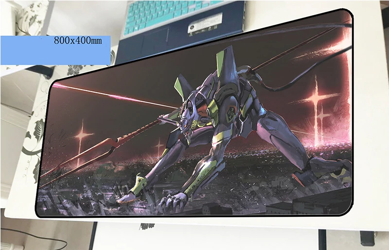 Evangelion Коврик для мыши 800x400x3 мм подарок для мальчика игровой коврик для мыши геймер Коврик для запястья компьютерный стол padmouse клавиатура большие игровые коврики