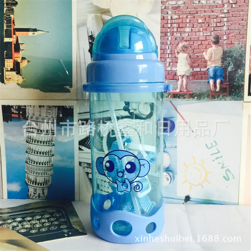 Детская Бутылочка для питья без бисфенола А 400 мл|straw drink bottle|drink bottlewater bottle |