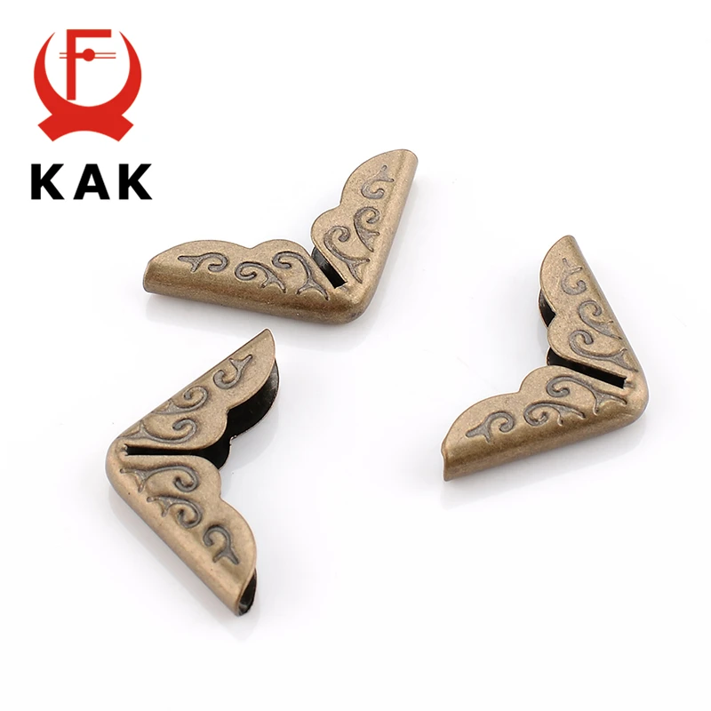 KAK 100 шт. 15x15x3 мм античная латунь металл Книга Скрапбукинг тетрадь Альбомы меню
