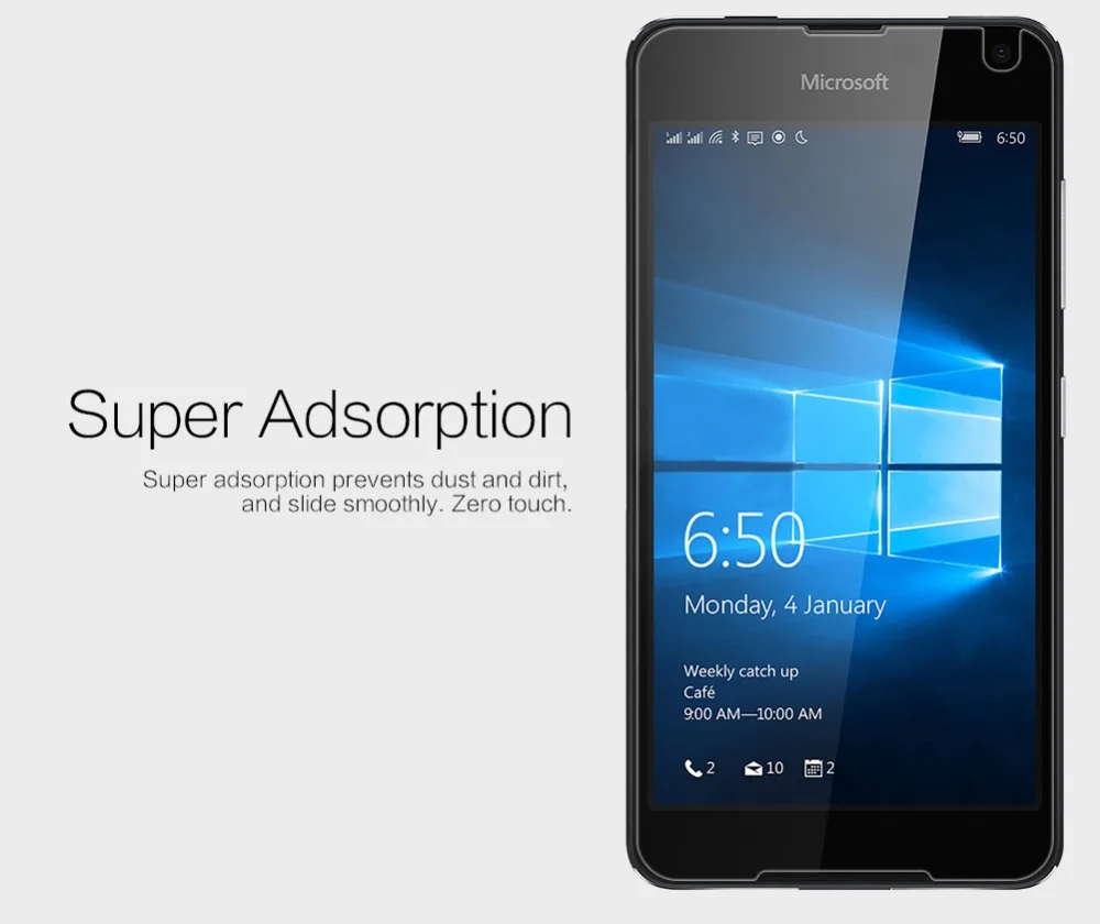 2 шт./лот Защита экрана для Microsoft Lumia 650 NILLKIN кристальная супер прозрачная носимая
