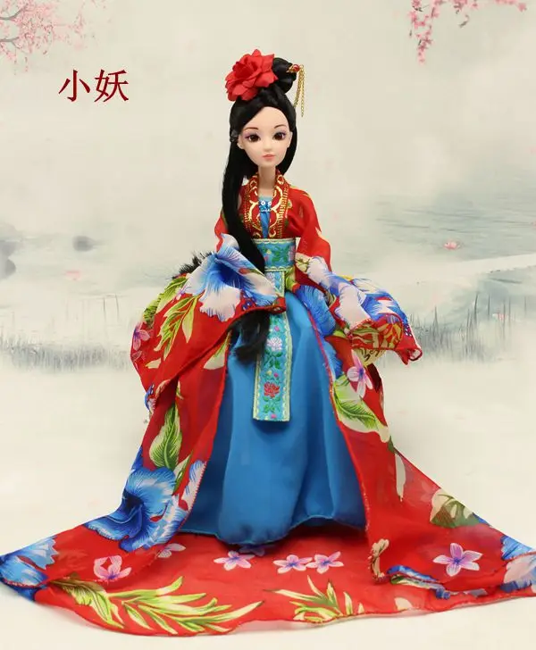 Кукла Китайская древняя игрушка принцессы с 12 подвижными шарнирами модель куклы