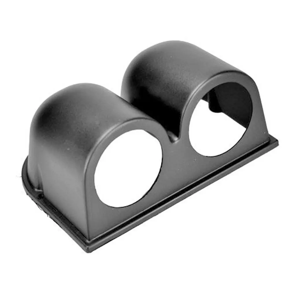 Dual hole Guage Pod 52 мм Автомобильный манометр 12 В Температура масла Температура воды Turbo Boost вольт давление топлива Автомобильные приборы 7 цветов светильник Цифровой Измеритель+ датчик - Цвет: Dual hole Guage Pod
