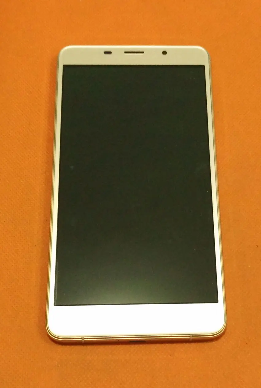 Б/у Оригинальный ЖК дисплей сенсорный экран рамка для Leagoo M8 MT6580A четырехъядерный