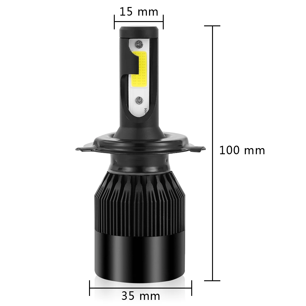 2 шт. автомобисветильник светодиодные лампы H4 H7 H11 H1 H8 H9 9005 9006 COB|Передние LED-фары