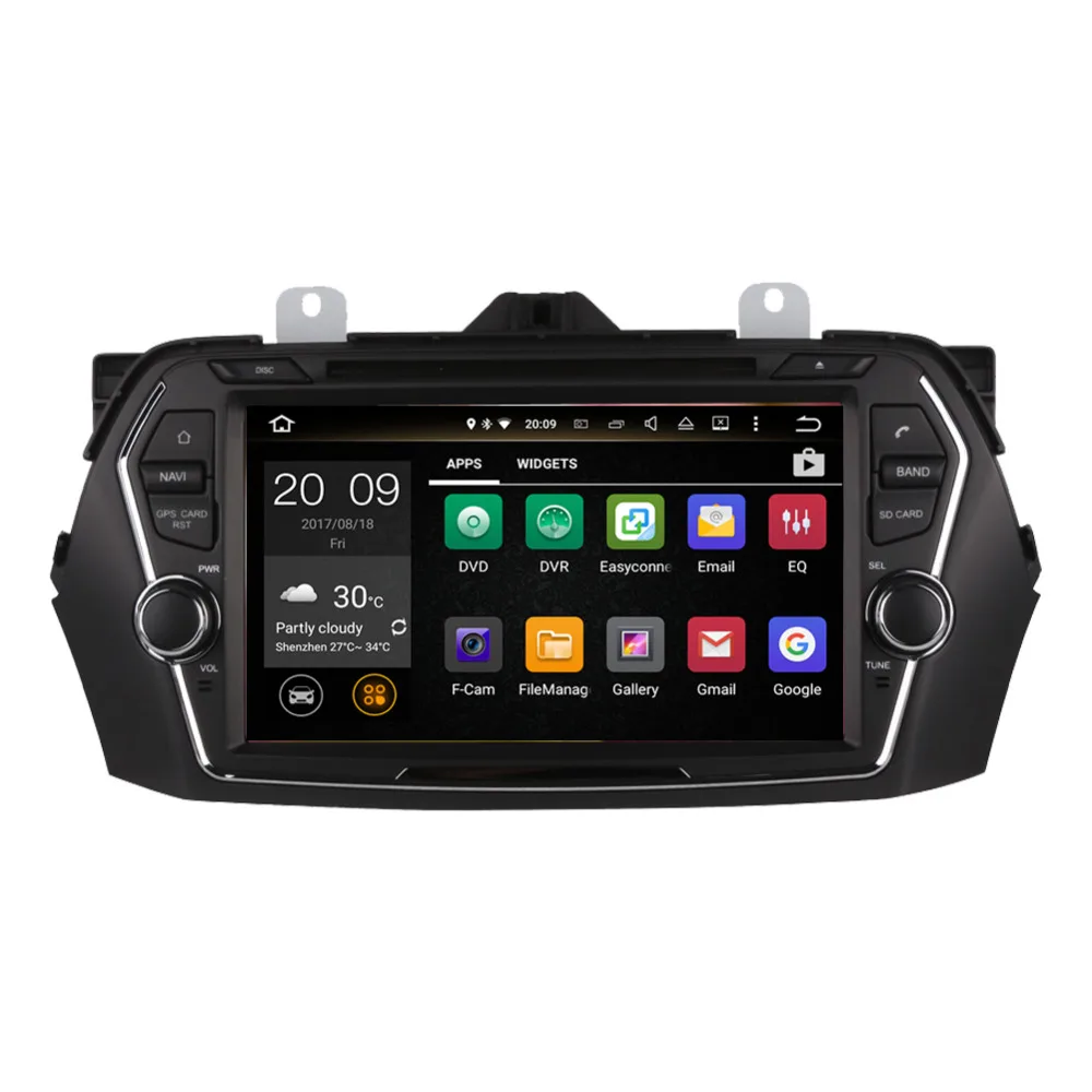 8 дюймов Android 7 1/8 0 Восьмиядерный 4 Гб RAM автомобильный Радио стерео с gps-навигацией