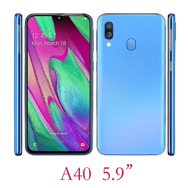10 шт./лот задняя камера объектив для samsung Galaxy A10 A20 A30 A40 A50 A60 a70 a80 A105 A205 A305 A405 A505 A6060 A705 A805 - Цвет: A40