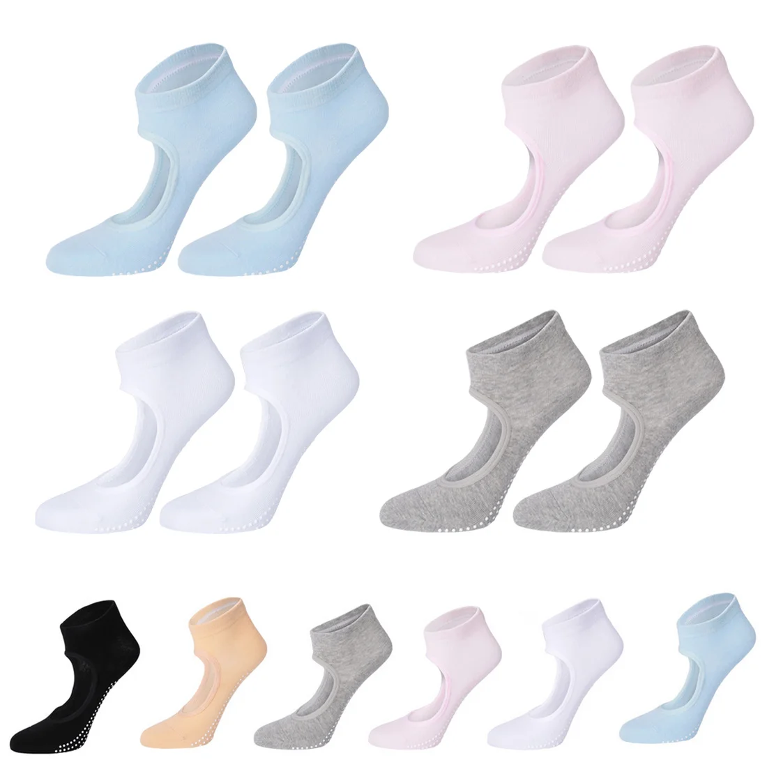 Новинка 1 пара женские спортивные носки для йоги дышащие нескользящие фитнеса