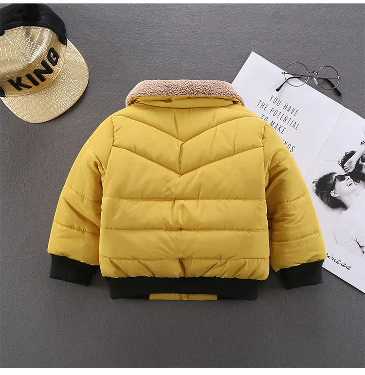 Fashion Autumn Winter Jacket for Boys Children Kids Warm Outerwear Coat Boy Clothes 2-7 Year Baby |