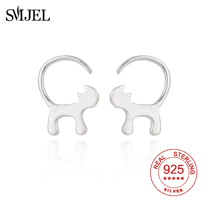 

Женские маленькие серьги SMJEL из стерлингового серебра 925 пробы