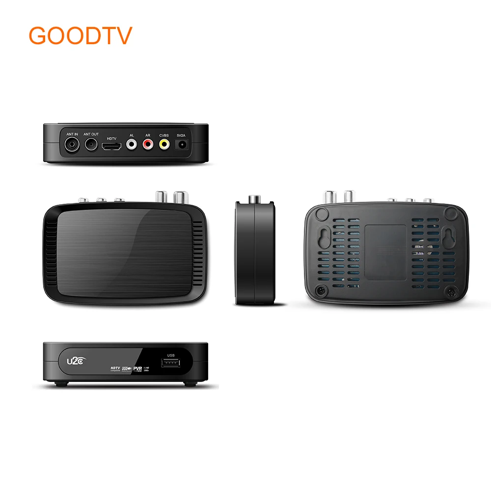 телевизор DVB T2 Tv Box HD Цифровой U2C Телеприставки с USB & Интерфейс HDMI ТВ Приемник