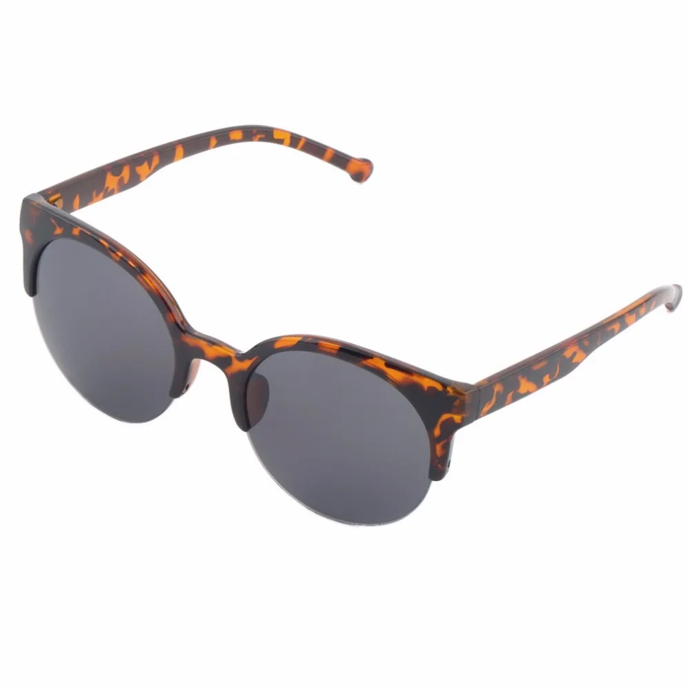 Унисекс для взрослых Ретро круглой формы круглая рамка Полуободковые