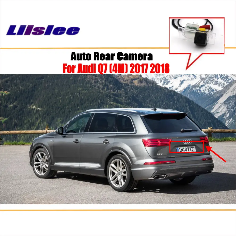 Liislee камера заднего вида для Audi Q7(4 м) /парковочная камера/лампа номерного знака/HD ночное видение