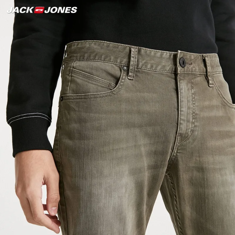 JackJones мужские модные трендовые узкие Стрейчевые джинсы мужская одежда 218432528 |