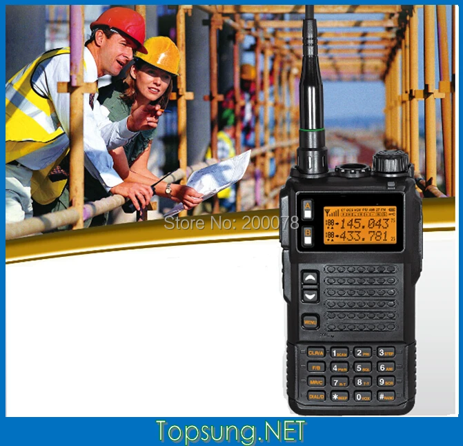 TS689 10 ватт мощность трехдиапазонная рация двухсторонний радиопередатчик с DTMF/ANI/Scramble функция+ литий-ионный аккумулятор