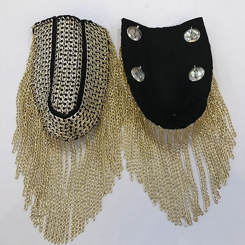 Аксессуары для представлений большая эполетка с бахромой hombro bijoux винтажное