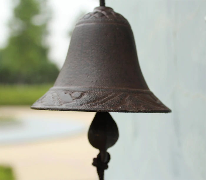 Железная подвесная птица в деревенском стиле настольный колокольчик