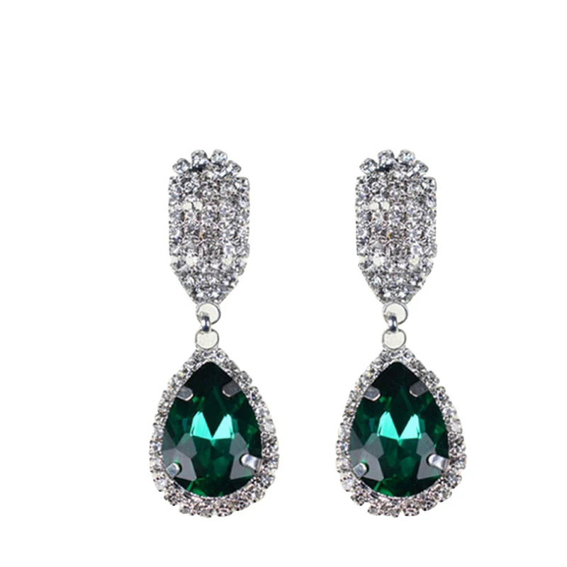 2019 Новая мода Moonso Роскошные AAA циркон серьги висюльки brincos для женщин Jewelry e840|zircon