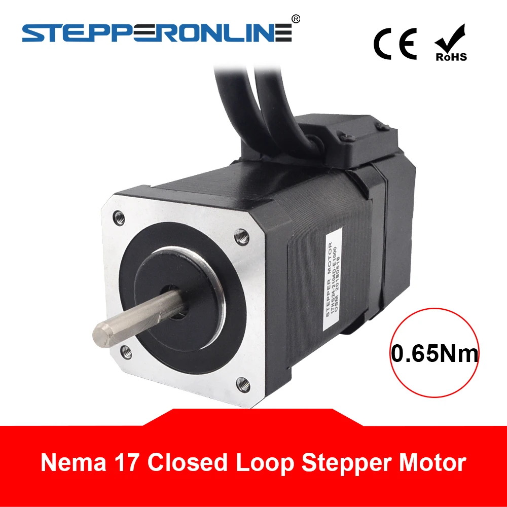 Nema 17 замкнутый цикл шаговый двигатель 65Ncm/92 oz. in энкодер 1000CPR двухфазный