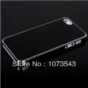 Luxury Brushed aluminum plated frame + aluminim back cover case for iPhone 5 5S 5G free shipping high quality |
