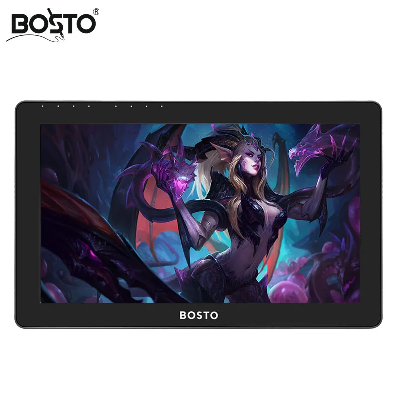 BOSTO KINGTEE 13HDV4 Графика Tablet монитора к DrawTablet монитор Интерактивная ручка Дисплей
