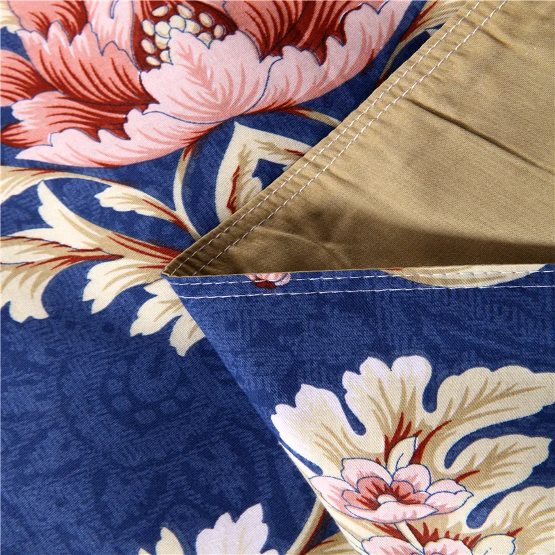 Современный стиль коричневый принт 100% хлопок текстильные постельные