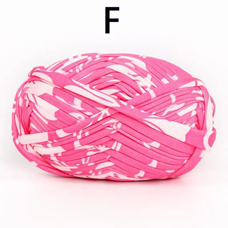 F Ручная вязка, плетеная пряжа, корзина, одеяло, пряжа, хлопок, шерсть, пряжа для вязания, плетеная, сделай сам, вязаная, необычная ткань, Полоска, пряжа - Цвет: F