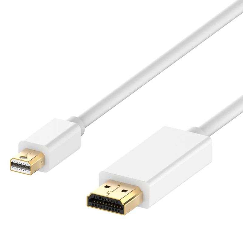MINI DP to HDMI DZLST Mini DP к HDMI DVI VGA адаптер 3 в 1 концентратор Mini DisplayPort 1080P видео адаптер конвертер для iMac Apple MacBook Pro Air - Цвет: MINI DP to HDMI