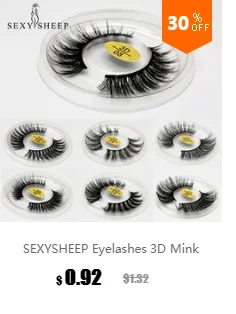 SEXYSHEEP 5 пар/лот натуральные накладные 3D норковые ресницы Роскошные 3D накладные ресницы крест натуральные длинные толстые ресницы красота