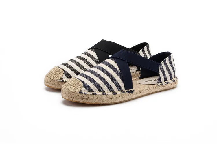 Новинка года; Alpargatas espadrilles; удобные слипоны с рисунком; Женские Повседневные тапочки; дышащие льняные парусиновые тапочки для девочек