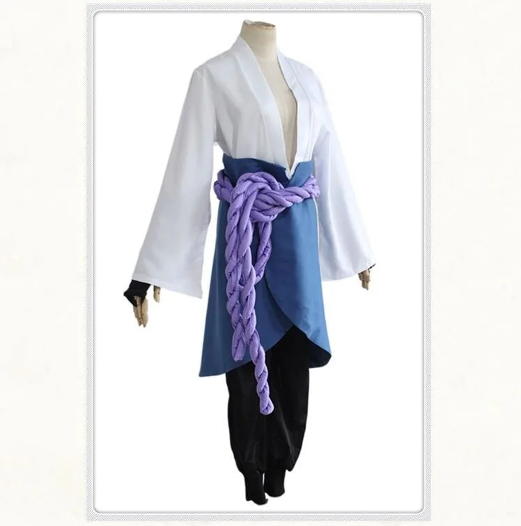 2019 Uchiha Sasuke маскарадные костюмы аниме Наруто одежда 3 поколения Топы + штаны