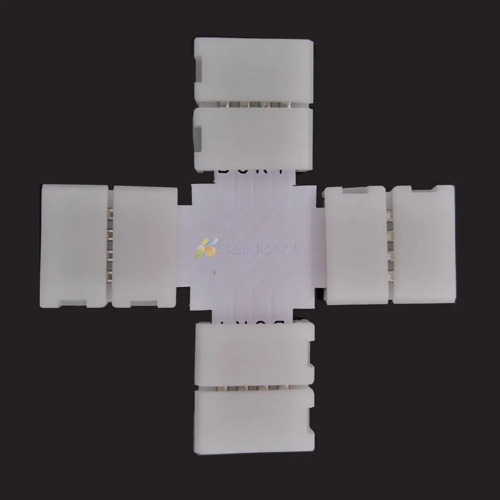 10 шт. 4 pin 10 мм L тип T тип X Тип разъема, RGB L T X разъем для 5050 RGB светодиодные ленты