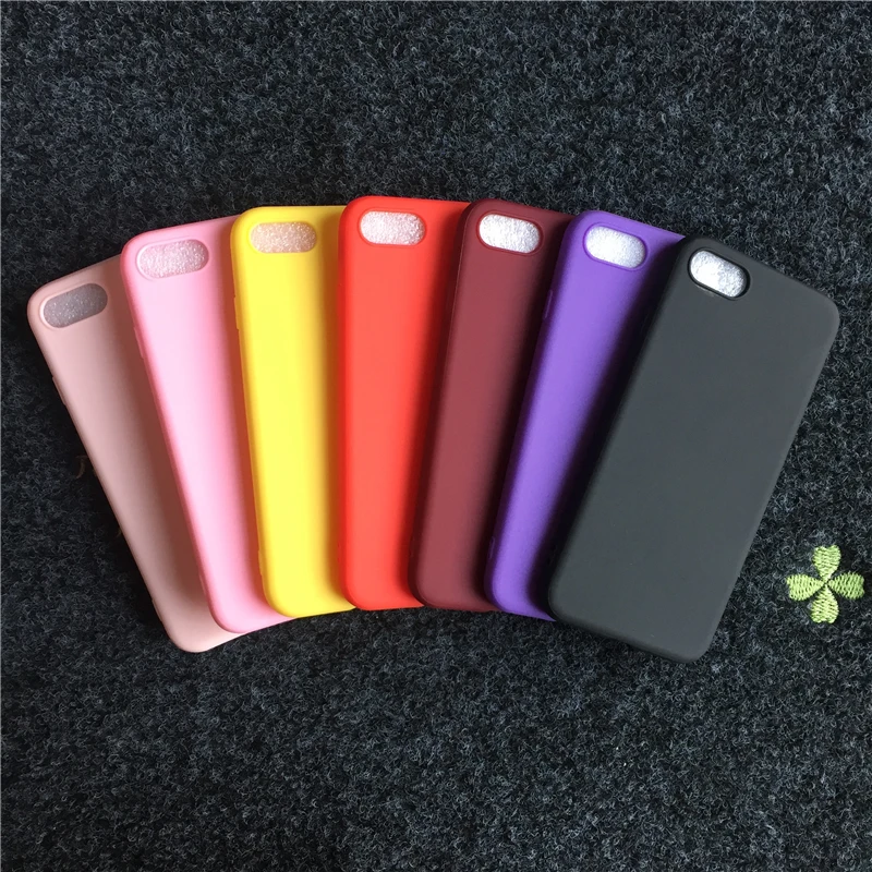 Чехол для Телефона iPhone 5 5S SE 6 6s 7 plus 8 X Xs Xr Max мягкий Tpu Модный чехол конфетного цвета