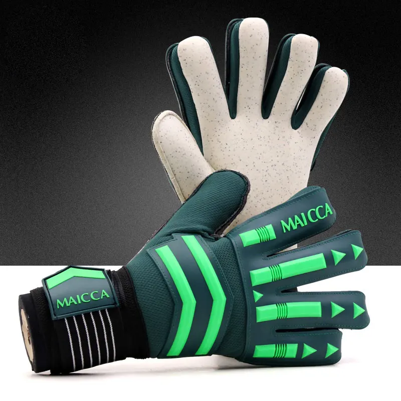 

Non-slip Kids Men Latex Soccer Goalkeeper Gloves Professional Finger Protection Football Goalkeeper Gloves Goalie Keepers Gloves