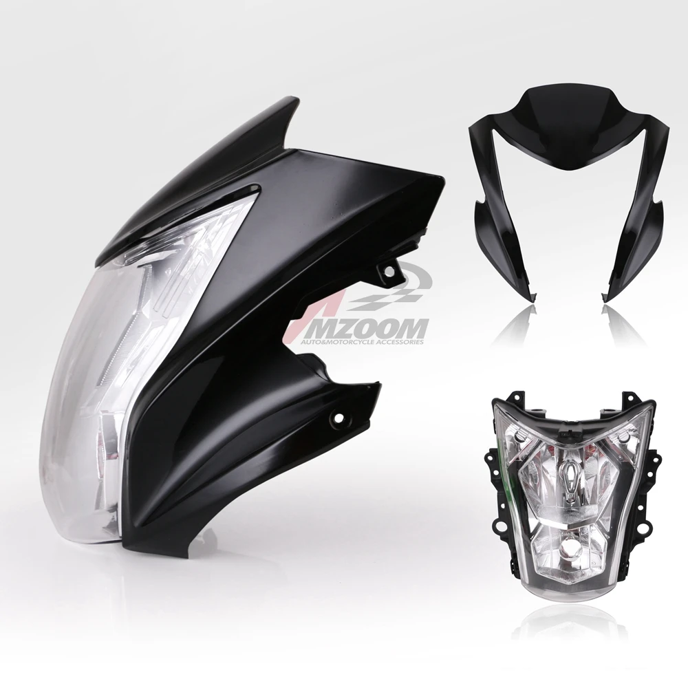 Налобный светильник для мотоцикла в сборе Kawasaki ER6N 2012 2016 13 14 15|Накладки и