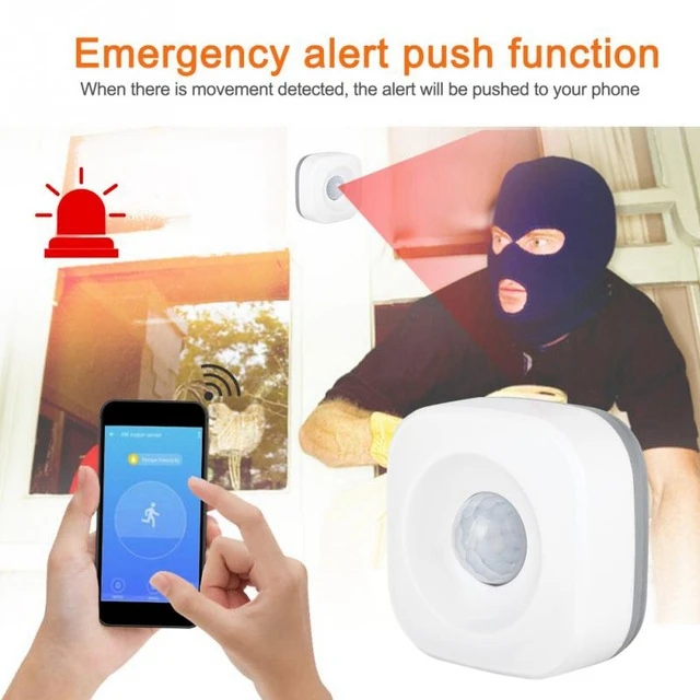Wifi умный дом Pir датчик обнаружения движения беспроводной охранный охранной