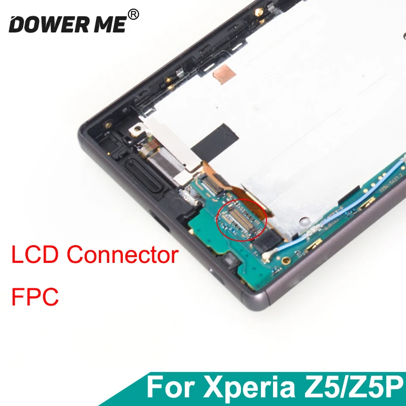 Dower Me ЖК дисплей гибкий кабель FPC разъем зажим для Sony Xperia Z5 E6633 E6653/83 Premium Z5P Plus