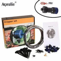 10m automatic micro drip irrigation system garden drippers watering kits and pressure reducing valve26301 3