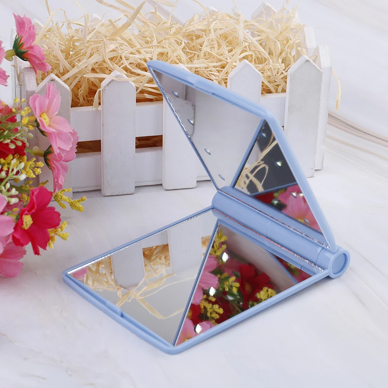 Для женщин зеркало для макияжа 8 стетодиодных приборов ламп Косметический