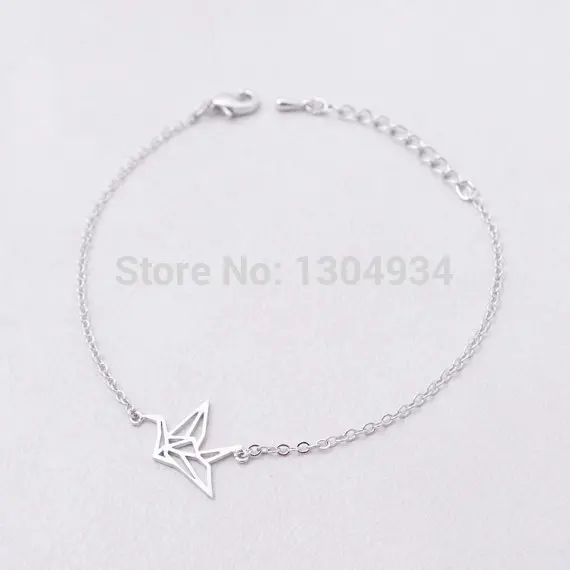 Jisensp модные звенья цепи животных оригами кран браслет для женщин Pulseras Mujer
