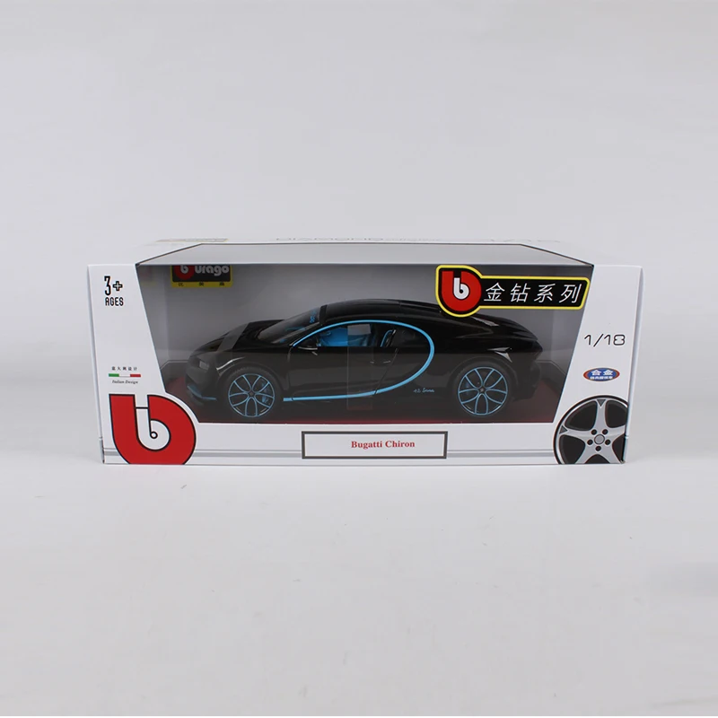 Bburago 1:18 роскошный автомобиль литье под давлением для Bugatti чугун цвет 252*120*65 модель автомобиля крутой автомобиль Коллекционирование для мужчин 11040