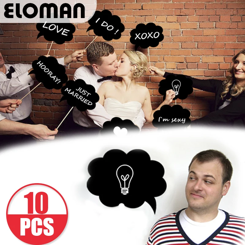 Вечерние фотобудки ELOMAN с черной доской вы можете писать на них любые слова
