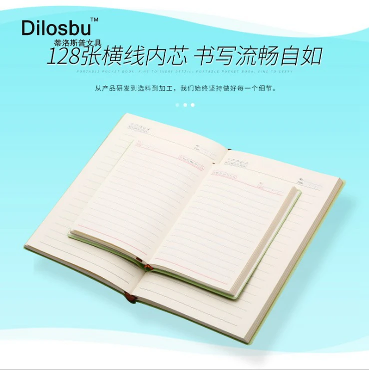 Dilosbu A6 A5 мини nitepad красочные карманный блокнот из мягкой кожи тетрадь 128 core офисные