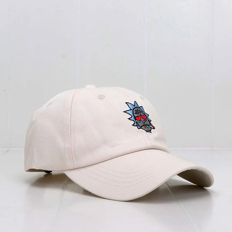 Хлопковая Кепка с вышивкой Mr. Meeseeks Регулируемые головные уборы мягкие плюшевые