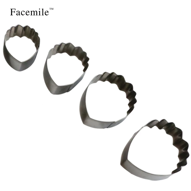 4 шт. ремешок для украшения торта|cake mold stainless steel|fondant cake cutterscookies cutter |