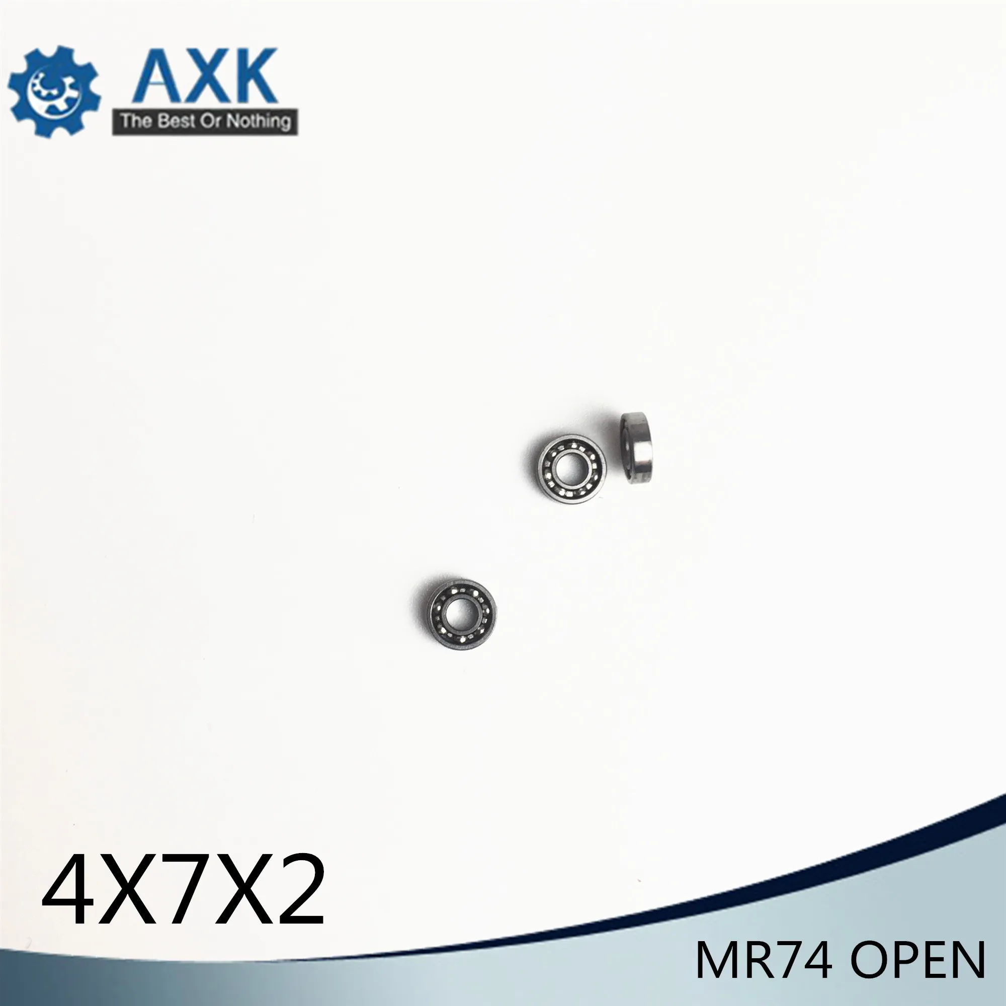 Открытый подшипник MR74 4*7*2 мм (10 шт.) ABEC 1 миниатюрные высокоточные открытые