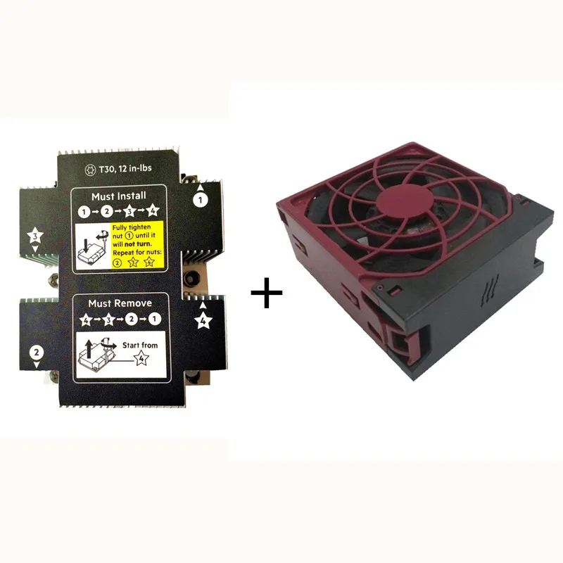 Радиатор ML350 GEN10 G10 879342-001 879343-001 879468-001 и вентилятор 879151-001 879205-001 867626-001 | Компьютеры