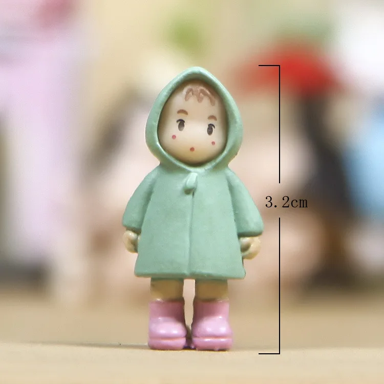 Hayao Miyazaki Totoro поза Сделай Сам озеленение дождевик Xiaomei микро пейзаж садоводства
